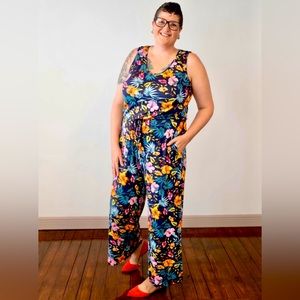 Welcome to the Tropics Jumpsuit White Birch 14/16